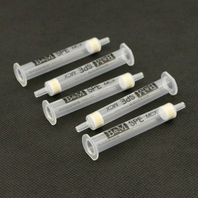 Ion Exchange Mixed Mode Cation Exchange MCX SPE Cartridges Columns